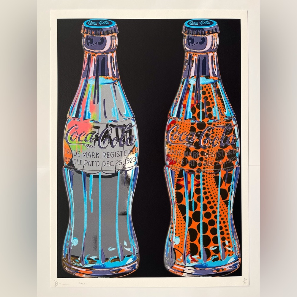AQ69 by Death NYC, Hand Signed Artist Proof, Coca- Cola, Graffiti and Pop Art